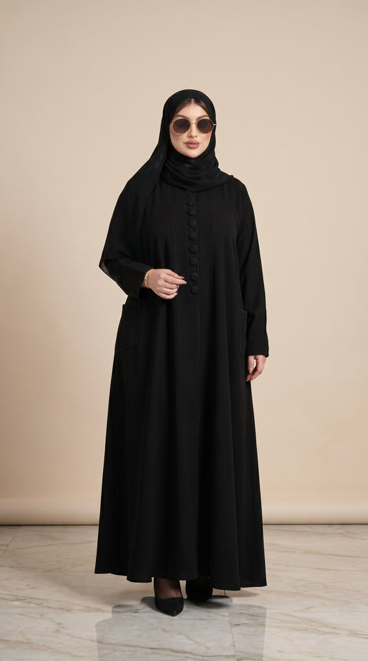 Full Botton Abaya