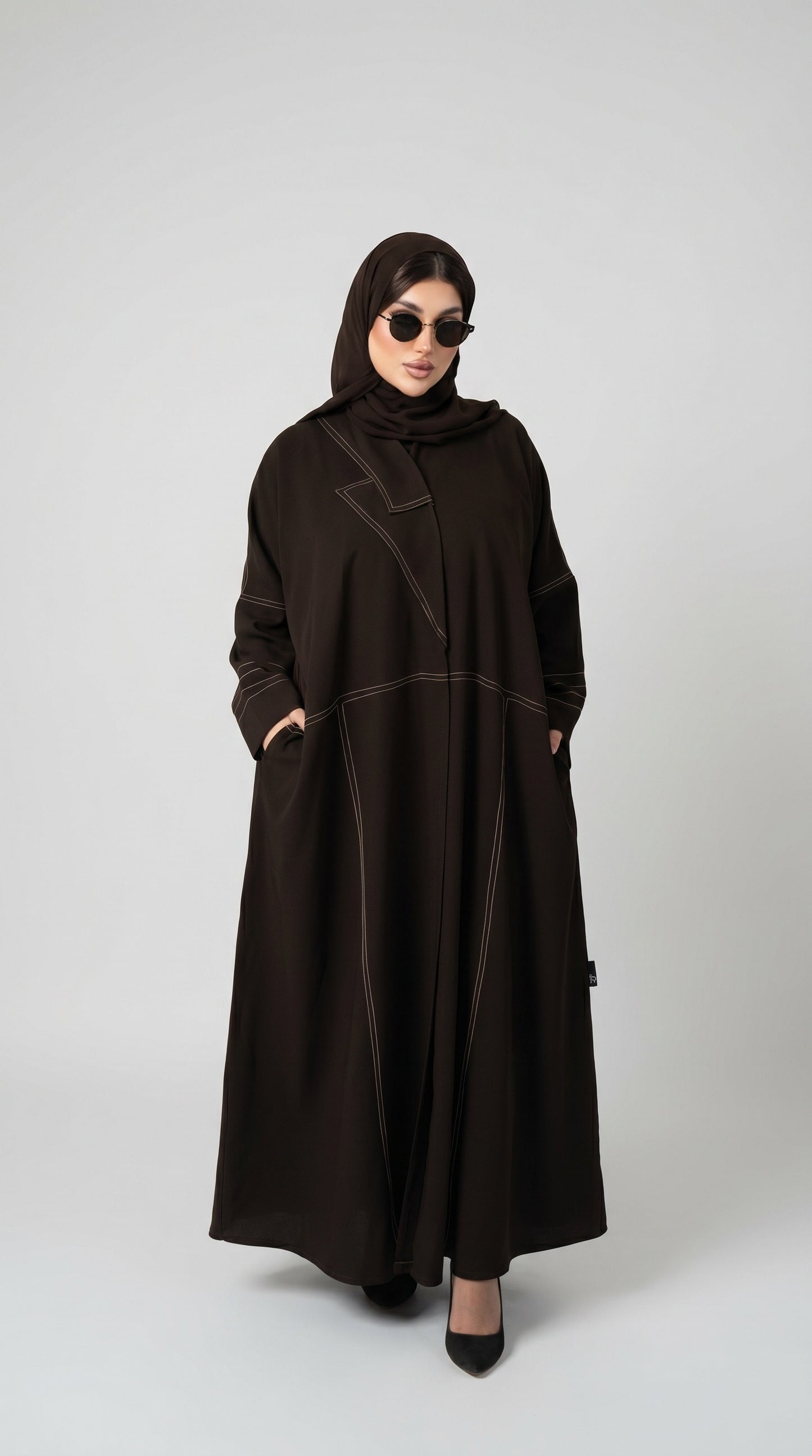 Mocha Line Abaya