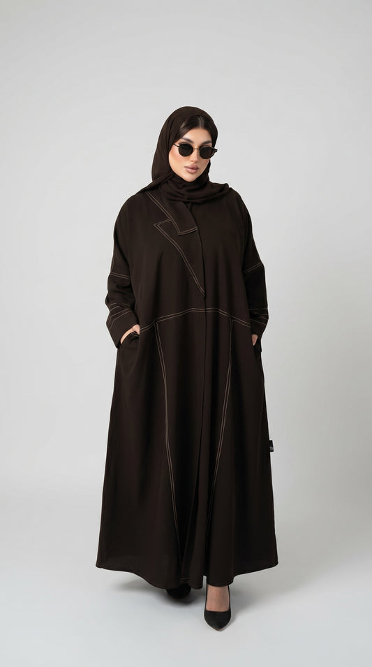 Mocha Line Abaya