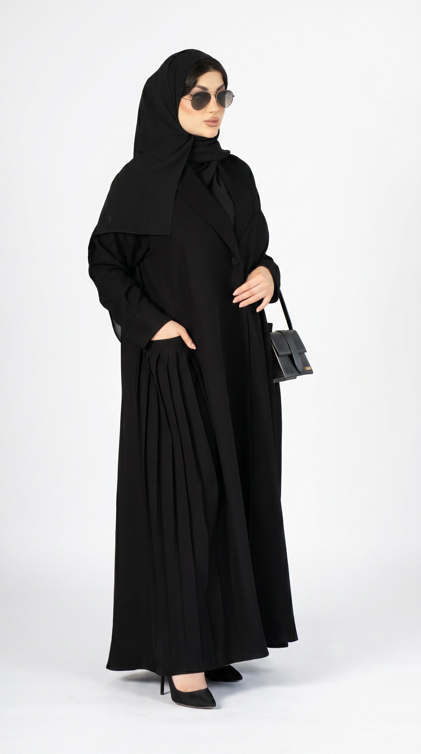 Pleated Abaya