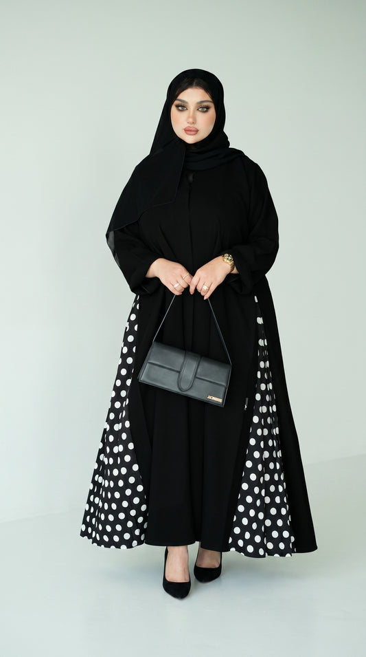 Polka Breeze Abaya